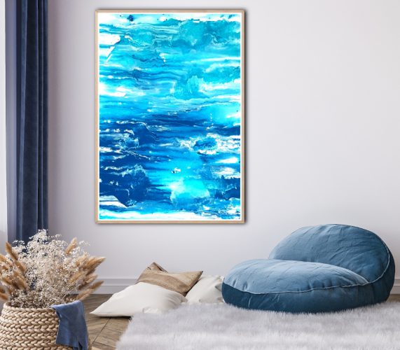 insituartroom_Deep Blue I Aquarell_1